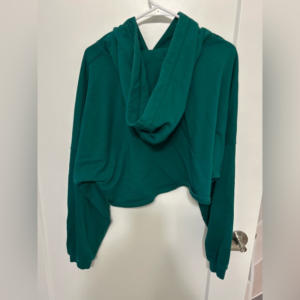 Savage x Fenty Green Cropped Sweatshirt - Picture 7 of 11